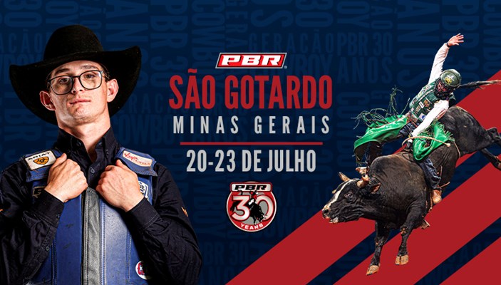 Peão de Crixas, GO, é campeão brasileiro do rodeio da PBR em Barretos, SP, Festa do Peão de Barretos 2023
