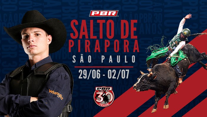 Festa do Peão de Salto do Pirapora recebe etapa da PBR de 29 de junho a 02  de julho — A Professional Bull Riders