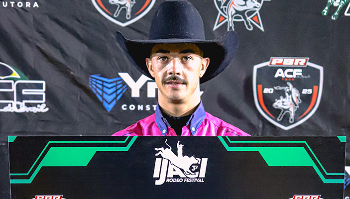 O paulista Felipe Rangel Pereira foi o campeão da etapa do PBR ACF Tour ...